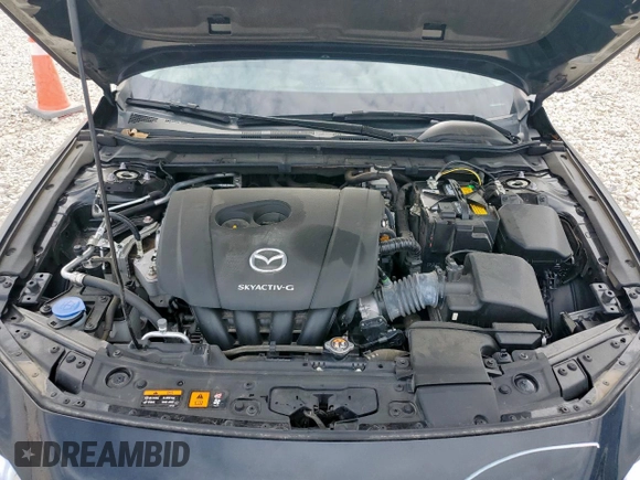 2021 Mazda 3 Preferred with VIN JM1BPACL6M1331486, listed as a Copart auction lot 60196775 with 67,682 mi miles and Salvage title. Bid and sale history available at DreamBid. Image 11.