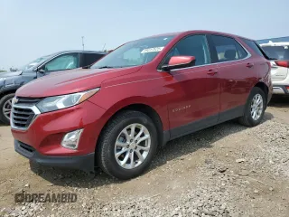 2020 Chevrolet Equinox LT with VIN 2GNAXJEV4L6124706, listed as a Copart auction lot 59317525 with 52,702 mi miles and Salvage title. Bid and sale history available at DreamBid. Image 1.