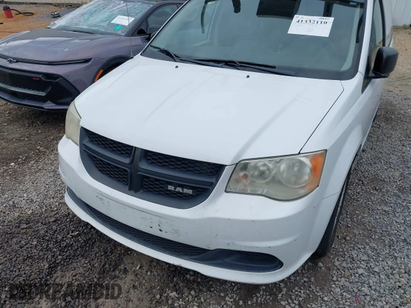 2014 Ram Cargo Van Tradesman with VIN 2C4JRGAG6ER389982, listed as a IAAI auction lot 41332110 with 133,351 mi miles. Bid and sale history available at carsss.com. Image 6.