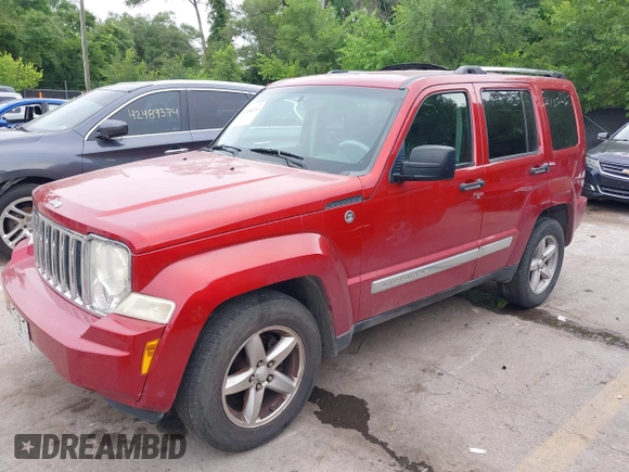 2008 Jeep Liberty Limited with VIN 1J8GN58K88W156680, listed as a IAAI auction lot 42496261 with 130,820 mi miles and . Bid and sale history available at DreamBid. Image 2.