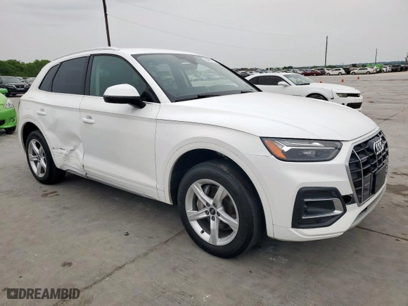 2021 Audi Q5 Premium with VIN WA1AAAFY5M2003212, listed as a Copart auction lot 53697735 with 114,200 mi miles and Clean Title. Bid and sale history available at carsss.com. Image 4.
