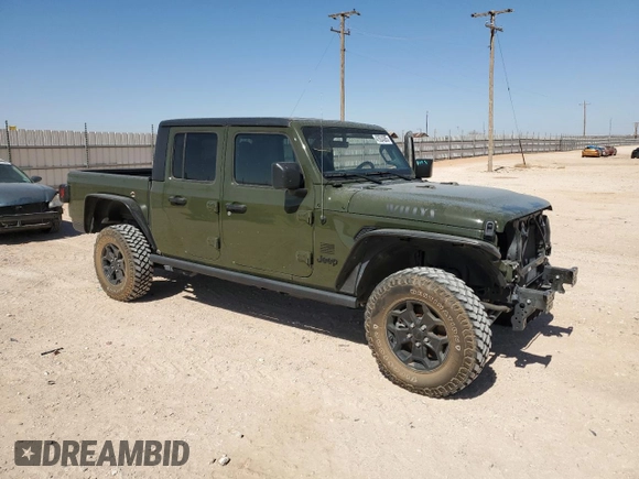 2022 Jeep Gladiator Texas Trail z VIN 1C6HJTAG8NL120557, wystawiony jako Copart lot #47624085 z przebiegiem 9 232 mil mil oraz Szkoda całkowita • Salvage title. Historia ofert i sprzedaży dostępna na DreamBid. Obrazek 4.