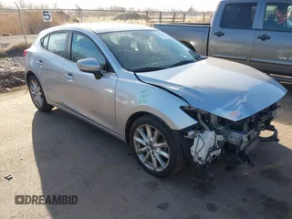 2017 Mazda 3 Touring with VIN 3MZBN1L70HM112313, listed as a IAAI auction lot 41637249 with 76,663 mi miles. Bid and sale history available at carsss.com. Image 1.