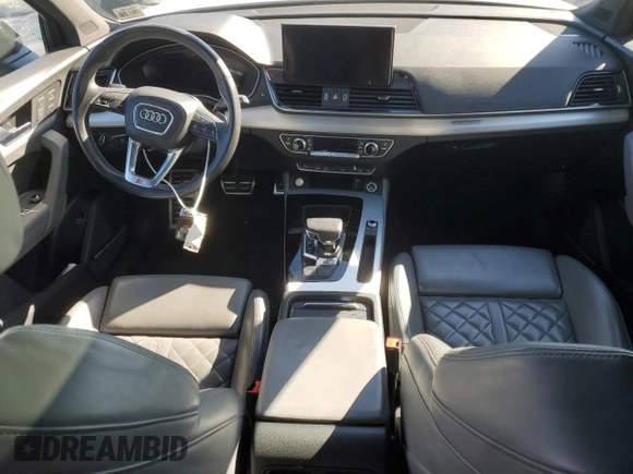 2021 Audi SQ5 Premium Plus with VIN WA1B4AFYXM2027503, listed as a Copart auction lot 49532945 with 68,674 mi miles and Salvage Title. Bid and sale history available at carsss.com. Image 8.