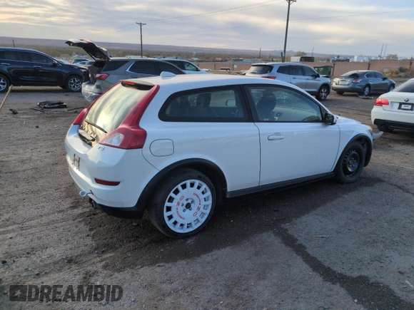 2013 Volvo C30 T5 with VIN YV1672MK2D2301788, listed as a Copart auction lot 49903675 with 74,268 mi miles and Salvage Title. Bid and sale history available at DreamBid. Image 3.