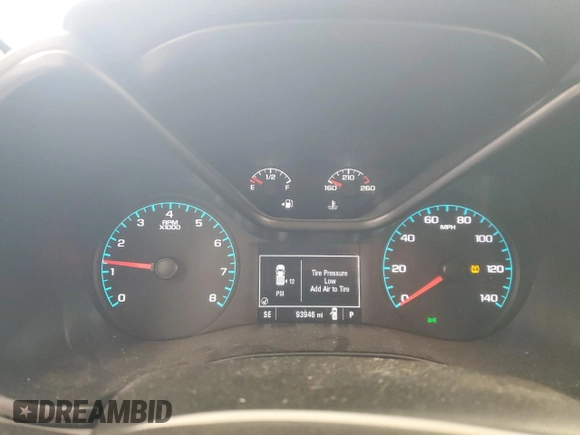 2021 Chevrolet Colorado 2WD Work Truck with VIN 1GCGSBEA2M1175856, listed as a Copart auction lot 55280735 with 93,946 mi miles and Clean title. Bid and sale history available at DreamBid. Image 9.