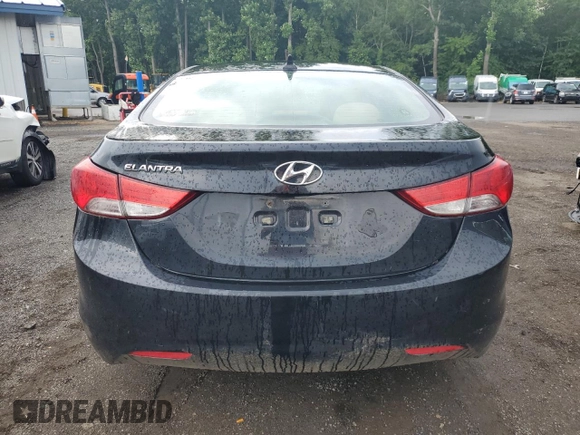 2013 Hyundai Elantra GLS with VIN 5NPDH4AE2DH342165, listed as a Copart auction lot 64642645 with 118,753 mi miles and Clean title. Bid and sale history available at DreamBid. Image 6.