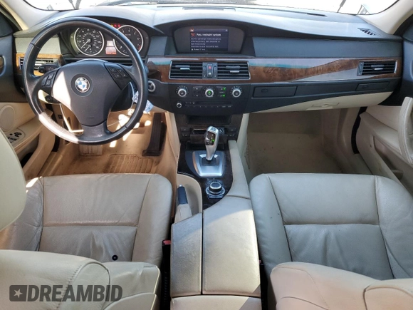 2009 BMW 5 Series 528i with VIN WBANU53589C123021, listed as a Copart auction lot 41769955 with 110,715 mi miles and Salvage Title. Bid and sale history available at carsss.com. Image 8.