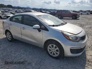 2016 Kia Rio LX with VIN KNADM4A33G6651343, listed as a Copart auction lot 74625764 with 132,401 mi miles and Salvage Title. Bid and sale history available at carsss.com. Image 4.