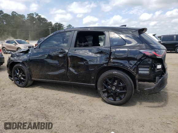 2024 Honda HR-V Sport with VIN 3CZRZ2H54RM775642, listed as a Copart auction lot 57091805 with 18,659 mi miles and Salvage title. Bid and sale history available at DreamBid. Image 2.