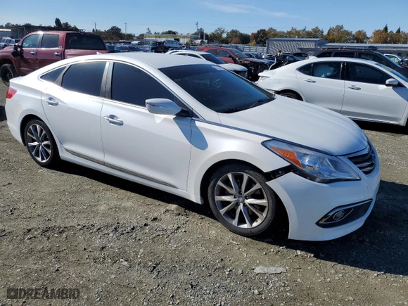 2015 Hyundai Azera with VIN KMHFG4JG1FA472859, listed as a Copart auction lot 80162484 with 187,344 mi miles and Clean Title. Bid and sale history available at carsss.com. Image 4.