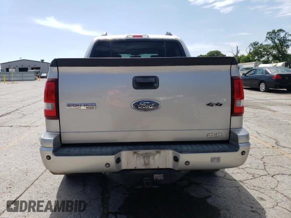 2007 Ford Explorer Sport Trac Limited with VIN 1FMEU53K27UB31367, listed as a Copart auction lot 57905645 with 119,372 mi miles and Salvage title. Bid and sale history available at DreamBid. Image 6.