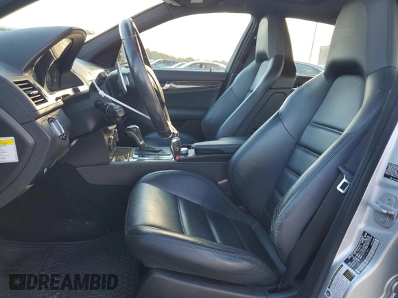2009 Mercedes-Benz C 63 AMG with VIN WDDGF77X59F241951, listed as a Copart auction lot 78033634 with 52,467 mi miles and Salvage Title. Bid and sale history available at DreamBid. Image 7.