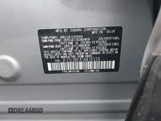 2025 Subaru Forester Limited с VIN JF2SLDRC4SH416319, выставлен на аукционе IAAI как лот 42376011 с пробегом 5 105 миль миль и . История ставок и продаж доступна на DreamBid. Изображение 9.