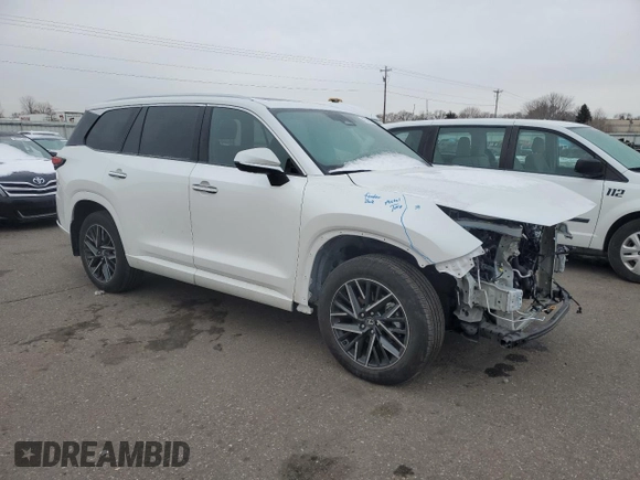 2024 Lexus TX with VIN 5TDAAAB65RS005892, listed as a Copart auction lot 42351665 with Not Provided miles and Salvage Title. Bid and sale history available at carsss.com. Image 4.