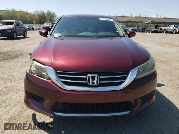 2014 Honda Accord LX with VIN 1HGCR2F38EA202796, listed as a Copart auction lot 66989954 with 91,024 mi miles and Salvage Title. Bid and sale history available at carsss.com. Image 5.