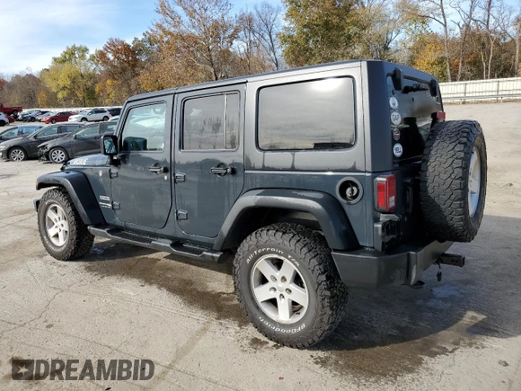 2018 Jeep Wrangler JK Unlimited Sport S with VIN 1C4BJWDG1JL896390, listed as a Copart auction lot 78167144 with 114,813 mi miles and Salvage Title. Bid and sale history available at carsss.com. Image 2.