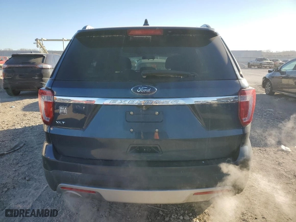 2017 Ford Explorer XLT with VIN 1FM5K7D80HGD49540, listed as a Copart auction lot 83660964 with 144,621 mi miles and Salvage Title. Bid and sale history available at carsss.com. Image 6.