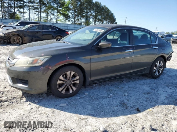 2014 Honda Accord Sedan LX with VIN 1HGCR2F34EA121536, listed as a Copart auction lot 52532685 with 226,835 mi miles and Salvage Title. Bid and sale history available at carsss.com. Image 1.