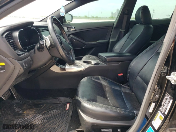 2013 Kia Optima SX with VIN 5XXGR4A63DG174647, listed as a Copart auction lot 51687705 with 0 mi miles and Clean Title. Bid and sale history available at carsss.com. Image 7.