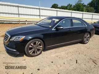 2019 Mercedes-Benz S 560 with VIN WDDUG8GB1KA462332, listed as a Copart auction lot 63773655 with 81,654 mi miles and Salvage title. Bid and sale history available at DreamBid. Image 1.