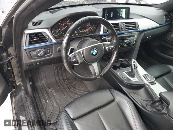 2017 BMW 4 Series 440i with VIN WBA4P1C55HK522257, listed as a Copart auction lot 45650085 with 89,002 mi miles and Salvage Title. Bid and sale history available at carsss.com. Image 8.