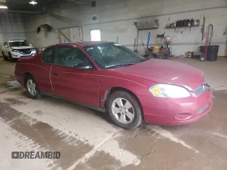 2006 Chevrolet Monte Carlo LT 3.5L with VIN 2G1WM16K769413912, listed as a Copart auction lot 61442645 with 144,058 mi miles and Clean title. Bid and sale history available at DreamBid. Image 4.