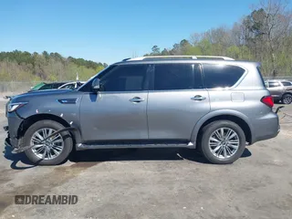 2018 Infiniti QX80 with VIN JN8AZ2NF2J9665048, listed as a IAAI auction lot 41791793 with 166,190 mi miles and . Bid and sale history available at DreamBid. Image 14.