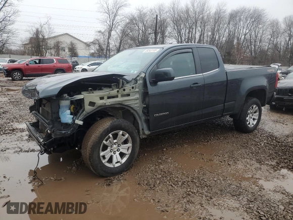 2018 Chevrolet Colorado 4WD LT with VIN 1GCHTCENXJ1222184, listed as a Copart auction lot 89343195 with 80,762 mi miles and Salvage Title. Bid and sale history available at carsss.com. Image 1.