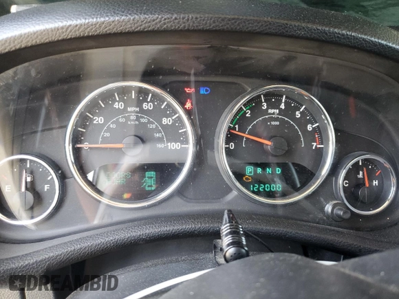 2014 Jeep Wrangler Unlimited Sahara with VIN 1C4HJWEG1EL126611, listed as a Copart auction lot 57169485 with 122,000 mi miles and Salvage title. Bid and sale history available at DreamBid. Image 9.