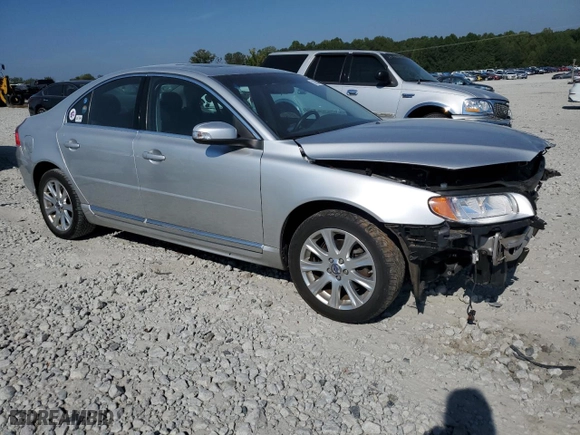 2010 Volvo S80 I6 with VIN YV1960AS1A1124919, listed as a Copart auction lot 72180494 with 124,814 mi miles and Salvage Title. Bid and sale history available at carsss.com. Image 4.