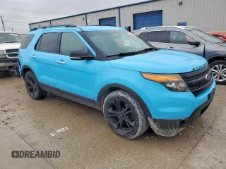2013 Ford Explorer Sport with VIN 1FM5K8GT7DGC56675, listed as a Copart auction lot 50893085 with 171,892 mi miles and Salvage Title. Bid and sale history available at carsss.com. Image 4.