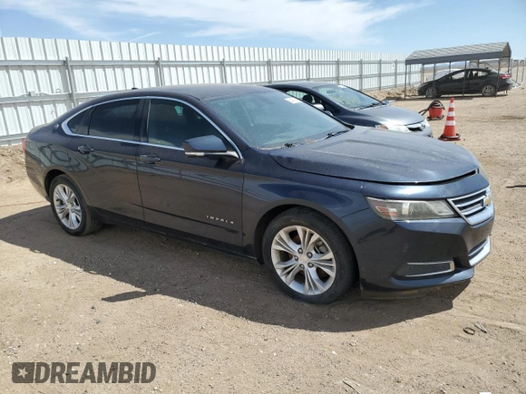 2014 Chevrolet Impala LT with VIN 2G1115SL9E9198945, listed as a Copart auction lot 52450835 with 46,595 mi miles and Clean Title. Bid and sale history available at DreamBid. Image 4.