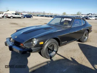 1977 Datsun 280ZX z VIN HLS30380488, wystawiony jako Copart lot #48619915 z przebiegiem 21 044 mil mil oraz Tytuł czysty. Historia ofert i sprzedaży dostępna na DreamBid. Obrazek 1.
