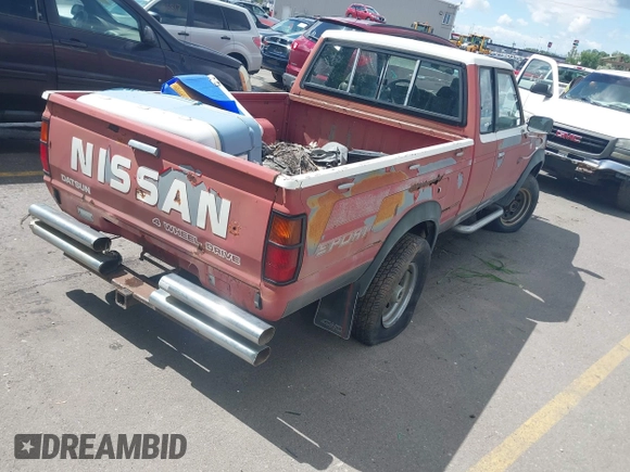 1984 Datsun 720 z VIN JN6ND06Y5EW020107, wystawiony jako IAAI lot #42281402 z przebiegiem 224 687 mil mil oraz . Historia ofert i sprzedaży dostępna na DreamBid. Obrazek 4.