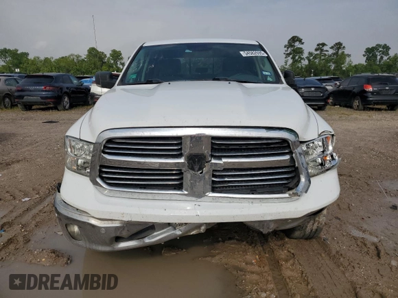 2019 Ram 1500 SLT with VIN 1C6RR6TT1KS600370, listed as a Copart auction lot 54582695 with 198,854 mi miles and Salvage title. Bid and sale history available at DreamBid. Image 5.