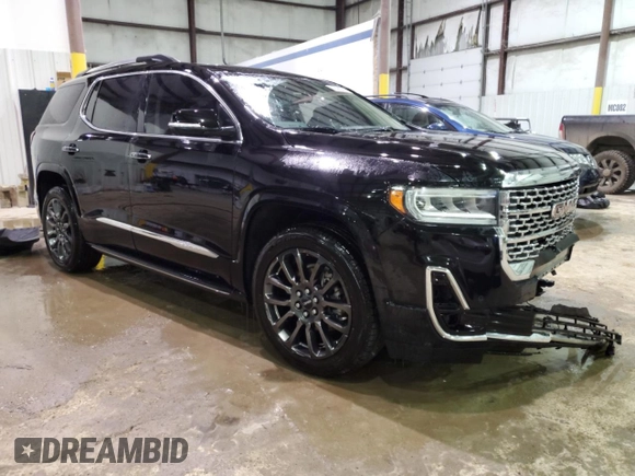 2022 GMC Acadia Denali with VIN 1GKKNXLS2NZ176040, listed as a Copart auction lot 46468355 with 86,075 mi miles and Salvage title. Bid and sale history available at DreamBid. Image 4.