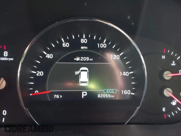 2019 Kia Sorento EX Sport with VIN 5XYPH4A52KG504426, listed as a IAAI auction lot 41868962 with 82,055 mi miles and . Bid and sale history available at DreamBid. Image 7.