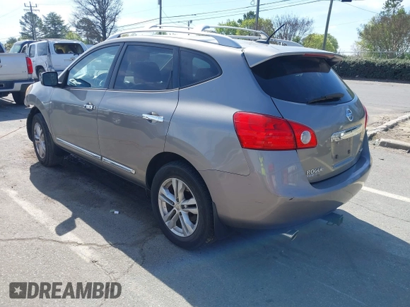 2012 Nissan Rogue SV with VIN JN8AS5MV2CW716874, listed as a IAAI auction lot 41820680 with 166,132 mi miles. Bid and sale history available at carsss.com. Image 3.
