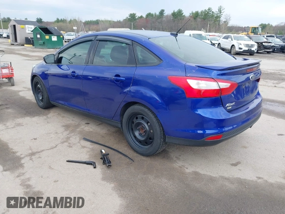 2014 Ford Focus SE with VIN 1FADP3F21EL314534, listed as a IAAI auction lot 42130032 with 103,866 mi miles. Bid and sale history available at carsss.com. Image 3.