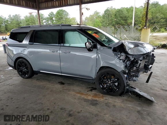 2024 Kia Carnival SX Prestige with VIN KNDNE5H32R6362683, listed as a Copart auction lot 73296184 with 18,395 mi miles and Salvage Title. Bid and sale history available at carsss.com. Image 4.