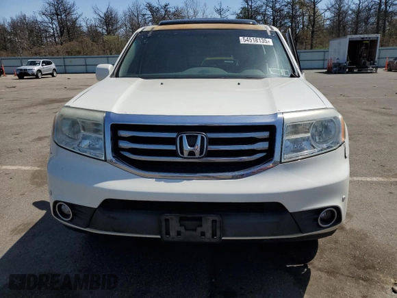 2013 Honda Pilot Touring with VIN 5FNYF4H95DB021039, listed as a Copart auction lot 54518135 with 95,244 mi miles and Salvage title. Bid and sale history available at DreamBid. Image 5.