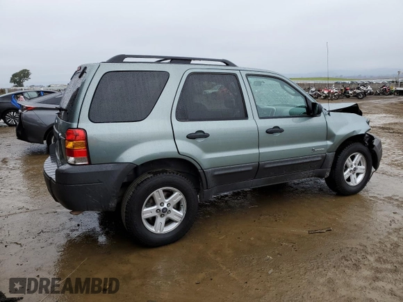 2007 Ford Escape Hybrid with VIN 1FMYU49H27KA45023, listed as a Copart auction lot 43635635 with 174,282 mi miles and Salvage Title. Bid and sale history available at carsss.com. Image 3.
