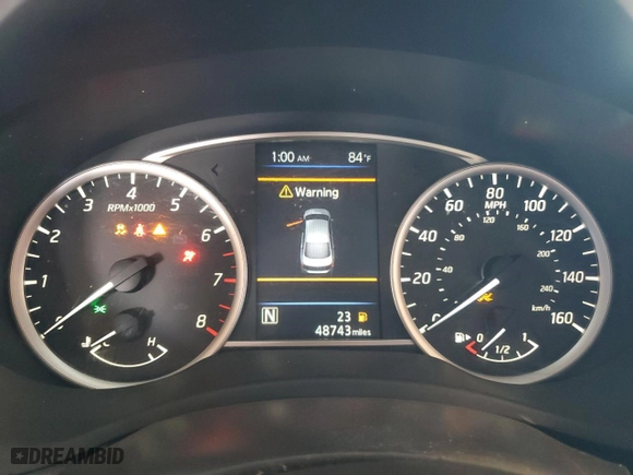 2019 Nissan Sentra S with VIN 3N1AB7AP4KY274851, listed as a Copart auction lot 47122415 with 48,743 mi miles and Clean Title. Bid and sale history available at carsss.com. Image 9.