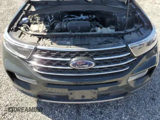 2023 Ford Explorer XLT with VIN 1FMSK7DH3PGC27644, listed as a Copart auction lot 49278375 with 13,391 mi miles and Salvage Title. Bid and sale history available at carsss.com. Image 12.