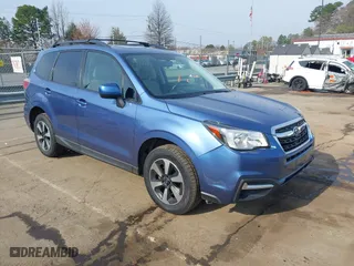 2017 Subaru Forester Premium with VIN JF2SJAEC4HH417442, listed as a IAAI auction lot 41790152 with 122,972 mi miles. Bid and sale history available at carsss.com. Image 1.