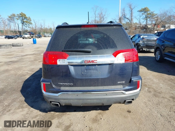 2017 GMC Terrain SLT with VIN 2GKFLUE38H6108031, listed as a IAAI auction lot 41711477 with 128,277 mi miles. Bid and sale history available at carsss.com. Image 16.