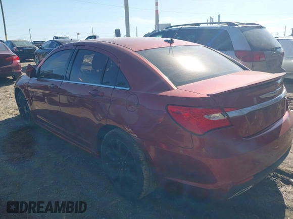 2013 Chrysler 200 Limited with VIN 1C3CCBCG4DN719399, listed as a IAAI auction lot 41794229 with 123,903 mi miles. Bid and sale history available at carsss.com. Image 3.