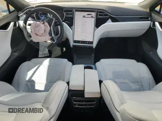 2017 Tesla Model S 60 with VIN 5YJSA1E19HF183845, listed as a Copart auction lot 58204205 with 150,701 mi miles and Salvage title. Bid and sale history available at DreamBid. Image 8.