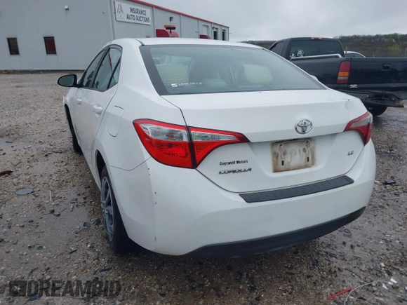 2016 Toyota Corolla L with VIN 5YFBURHE5GP485592, listed as a IAAI auction lot 41930690 with 121,861 mi miles and . Bid and sale history available at DreamBid. Image 3.